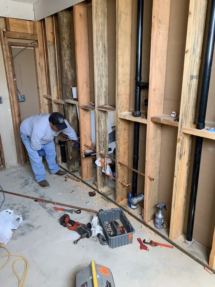 Commercial rough-in plumbing for Commercial Plumbing in Northborough
